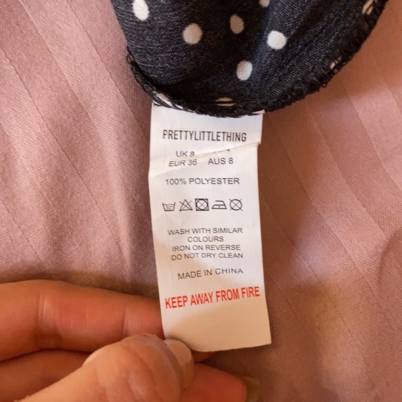 Pretty Little Thing Polka Dot Playsuit - Picture 8 of 9